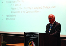 Mote outlines campus goals, successes - The Diamondback