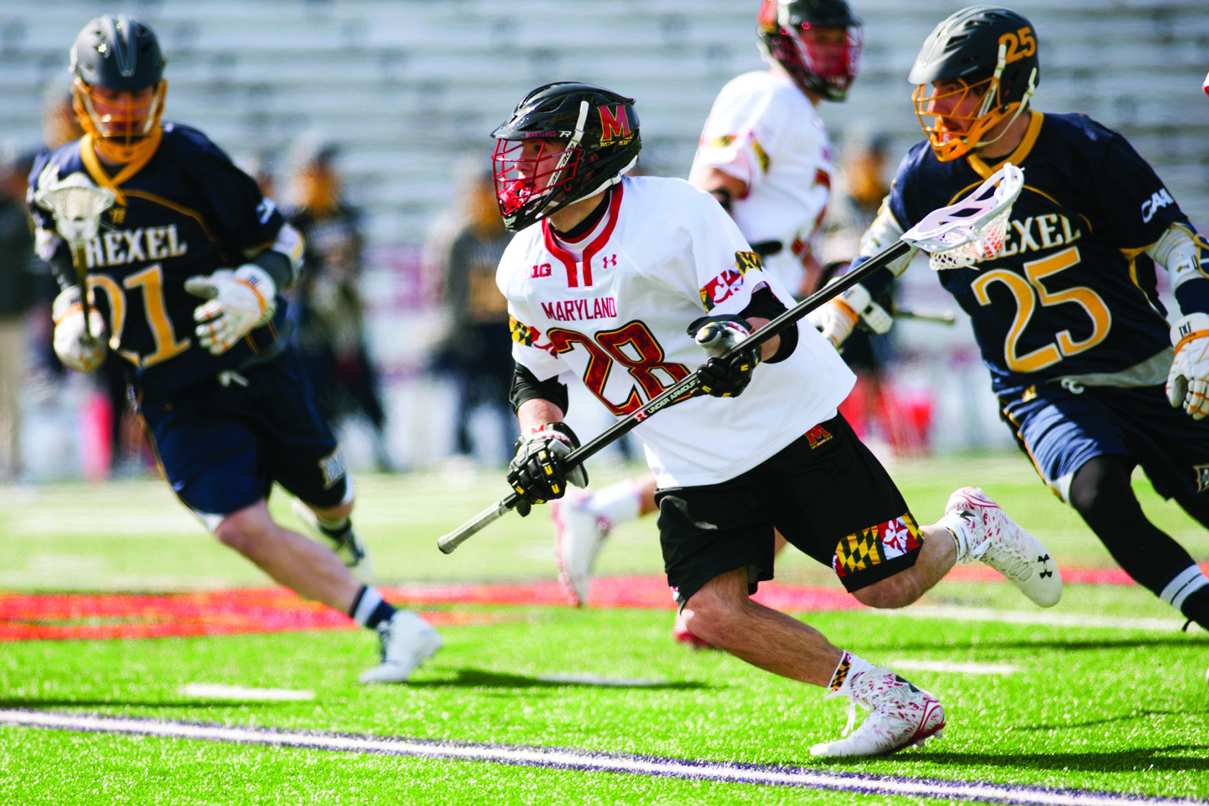 Maryland men’s lacrosse long pole Matt Neufeldt impresses in two wins