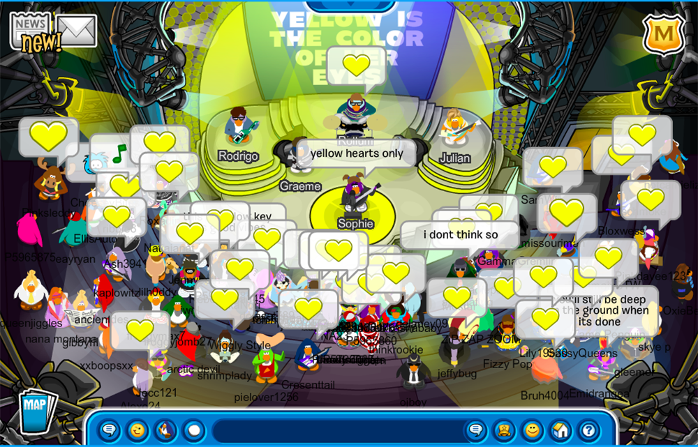 During quarantine, Club Penguin has become more chaotic than ever