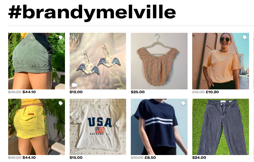 How Brandy Melville's cult following evolved on Depop - The