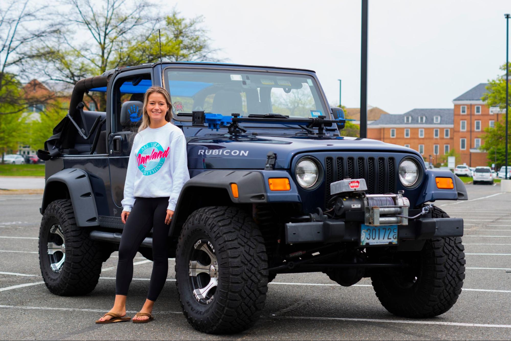One of a kind: UMD students show off their customized Jeep Wranglers