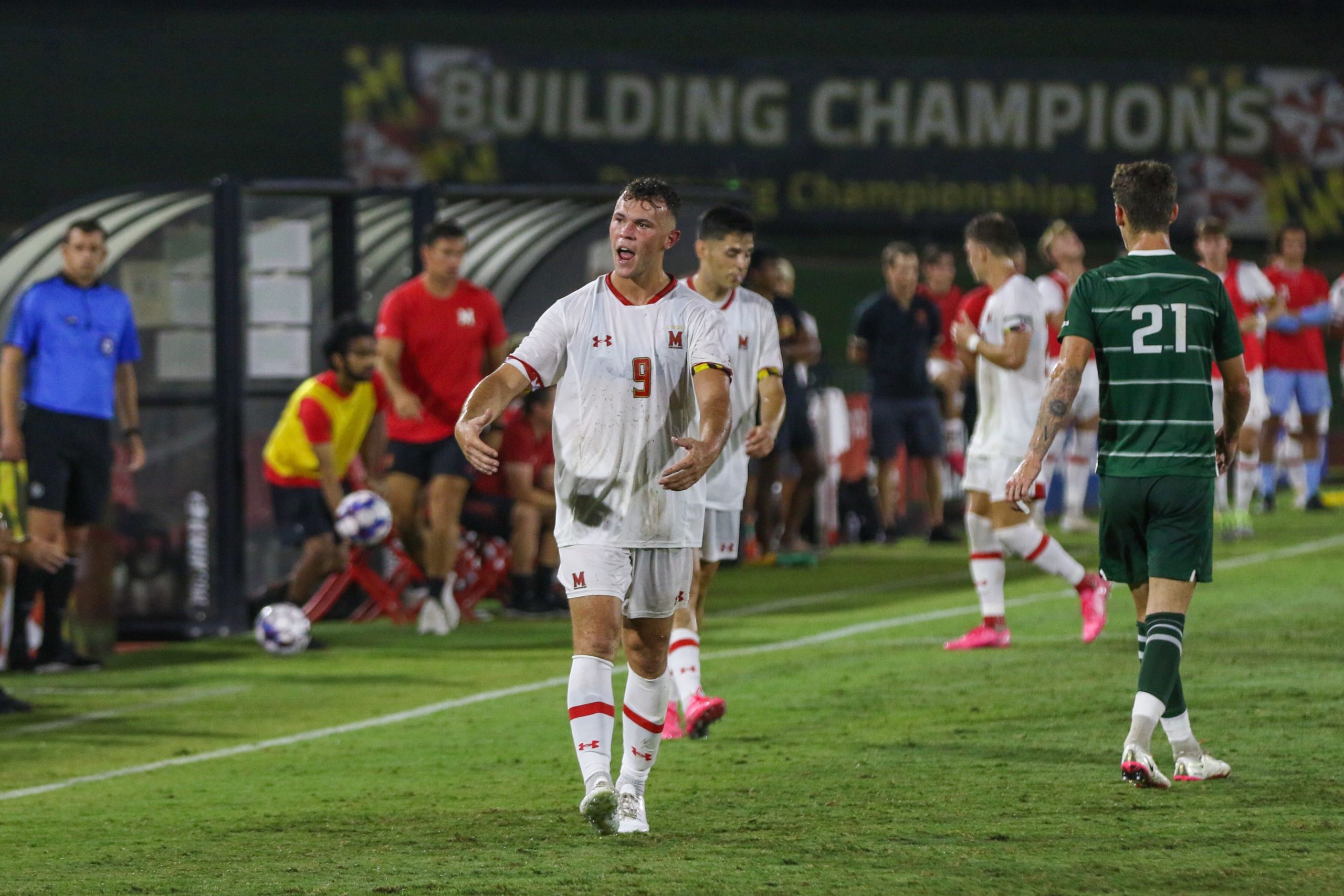 Caden Stafford thrived in his first two appearances for Maryland men's  soccer