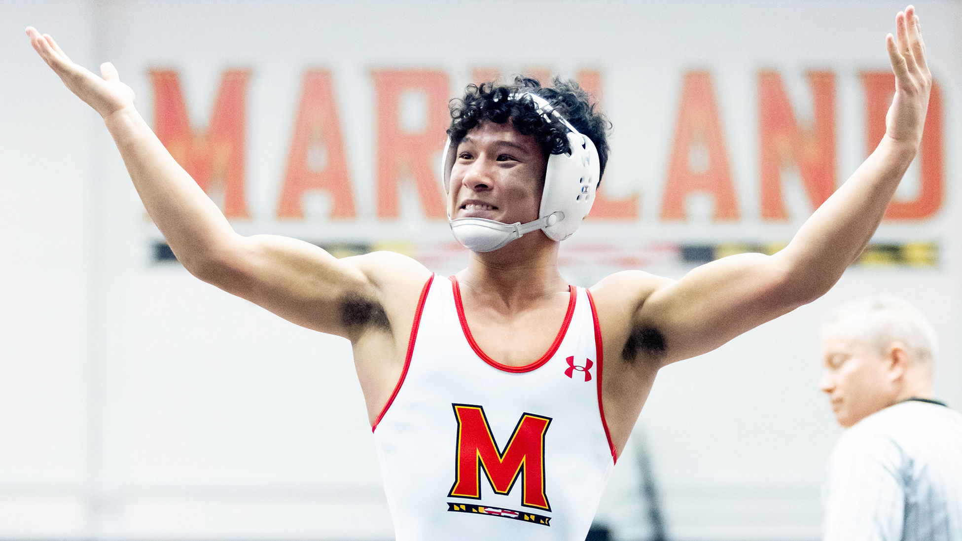 King Sandoval motivates Maryland wrestling with early victories