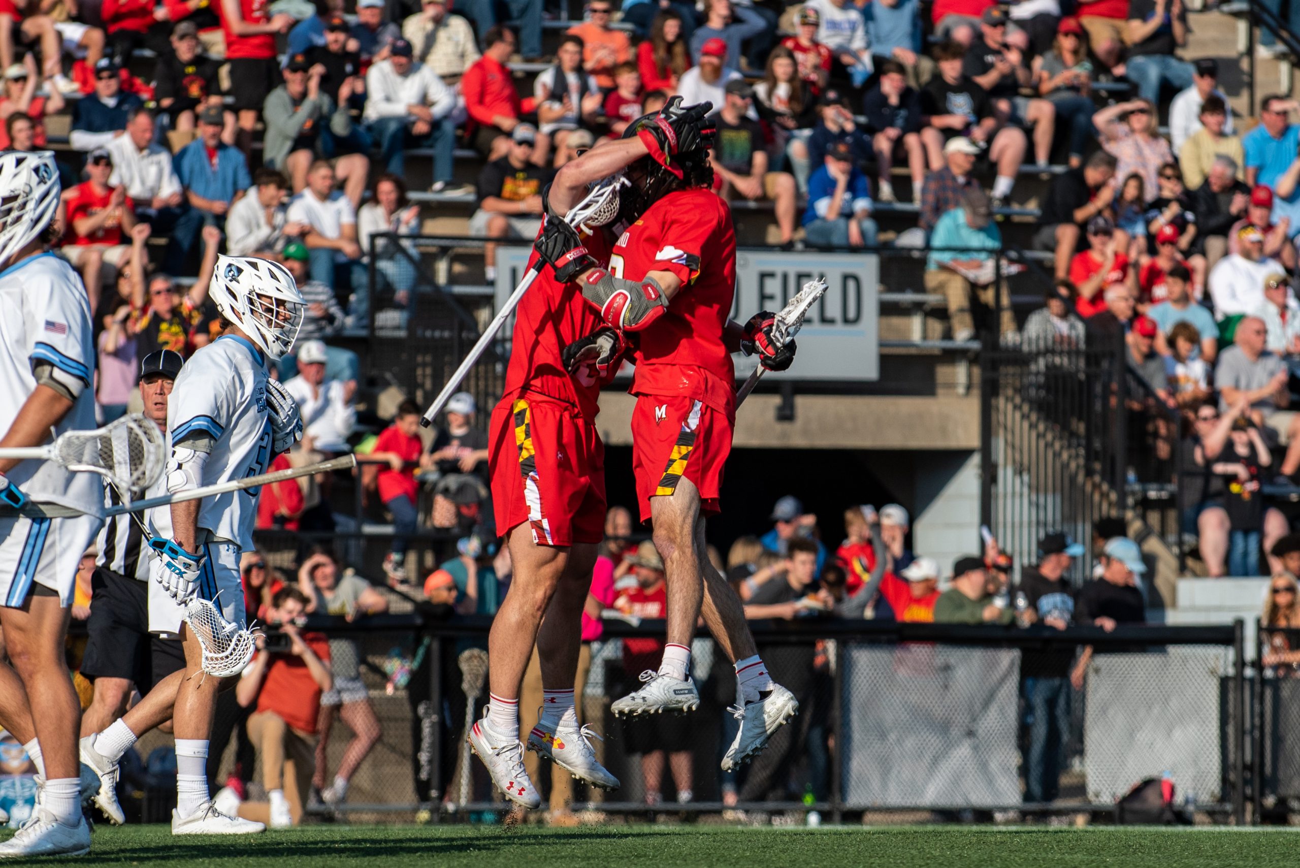 Maryland men’s lacrosse puts on offensive showcase, obliterates Johns