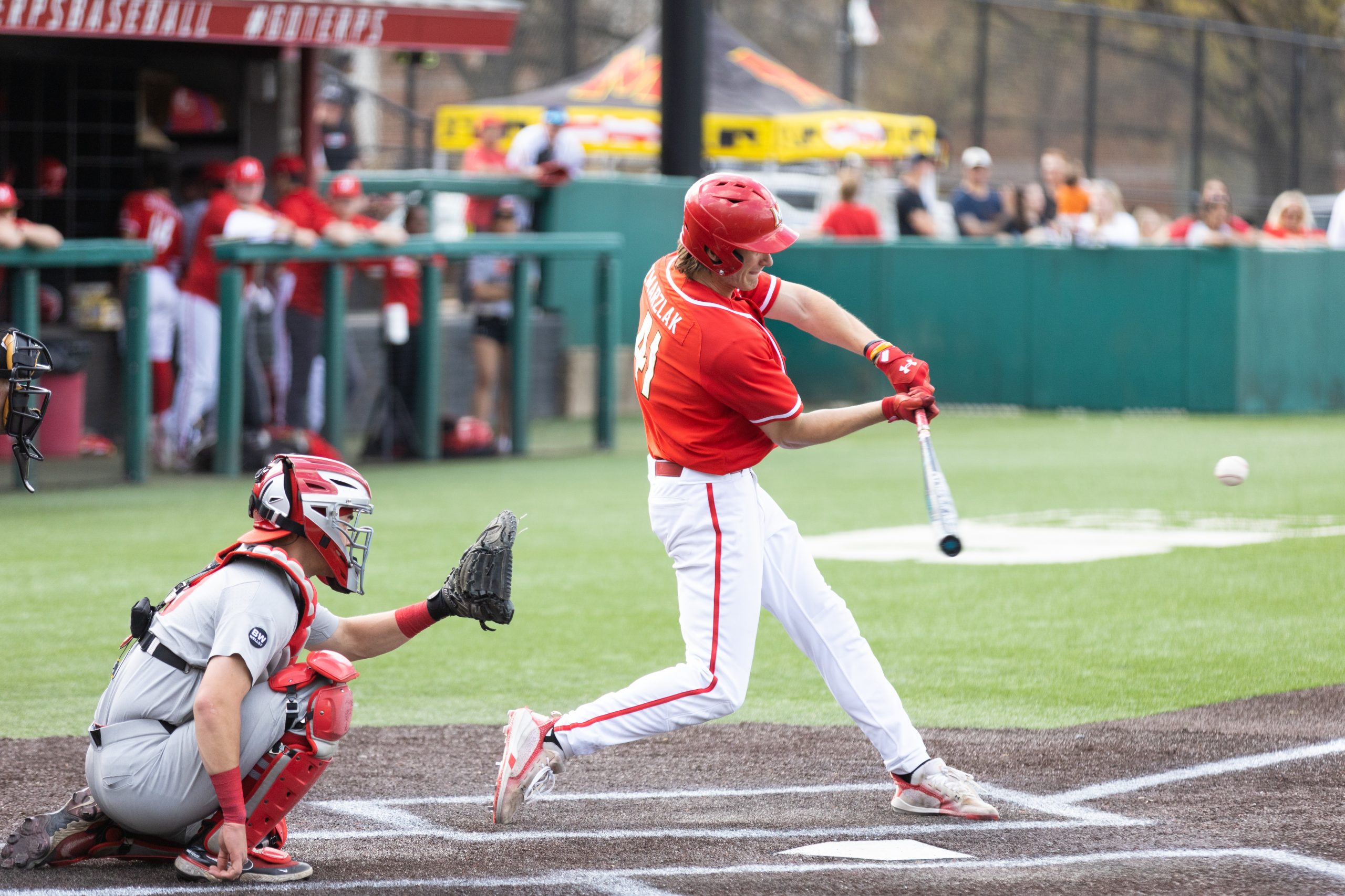 Maryland baseball holds off Towson in extra innings, 43