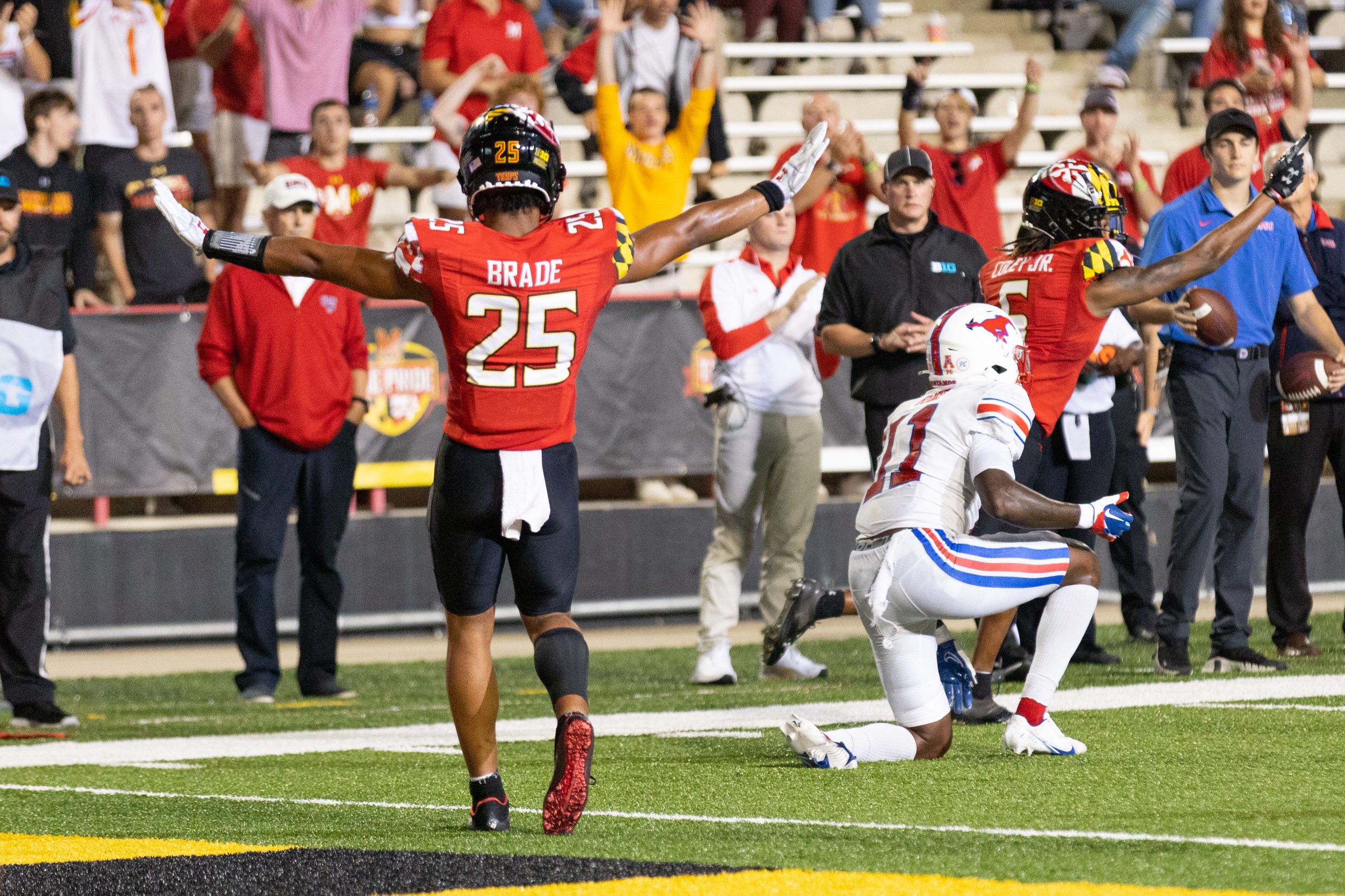 Maryland football SMU in 3427 shootout