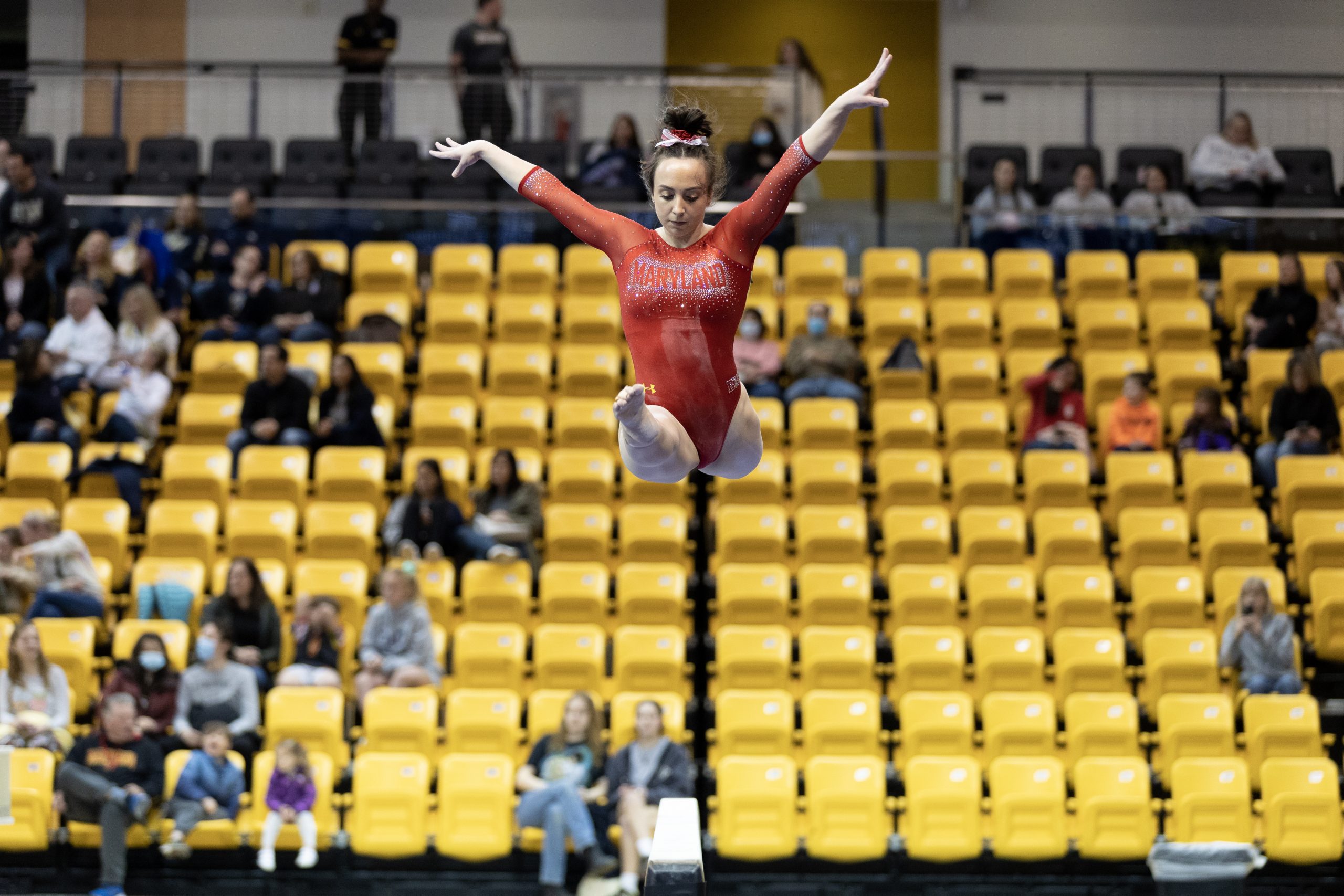 Maryland gymnastics beat Nebraska in Big Ten opener, 195.875195.325
