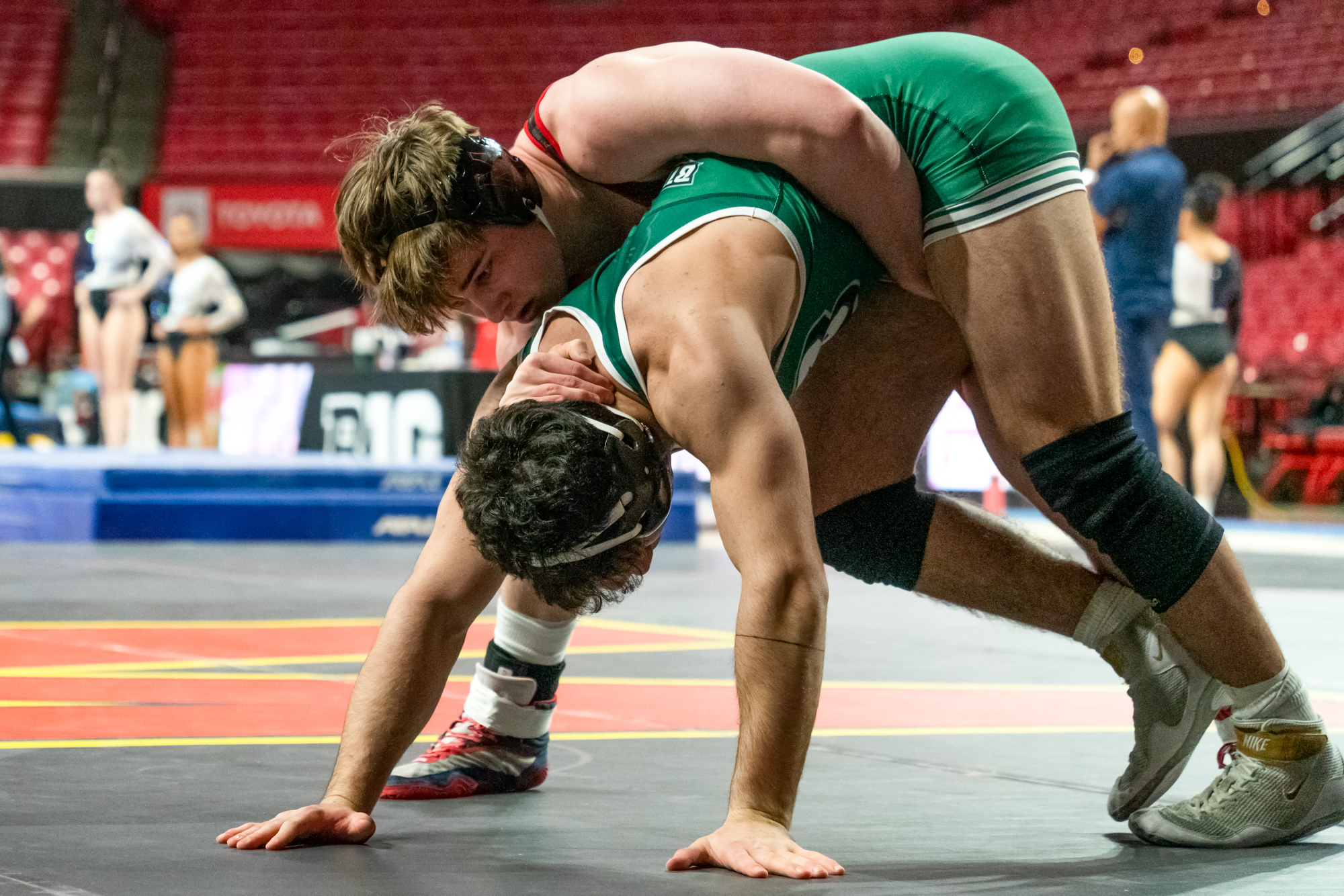 All five qualified Maryland wrestlers have seasons end on Day Two of