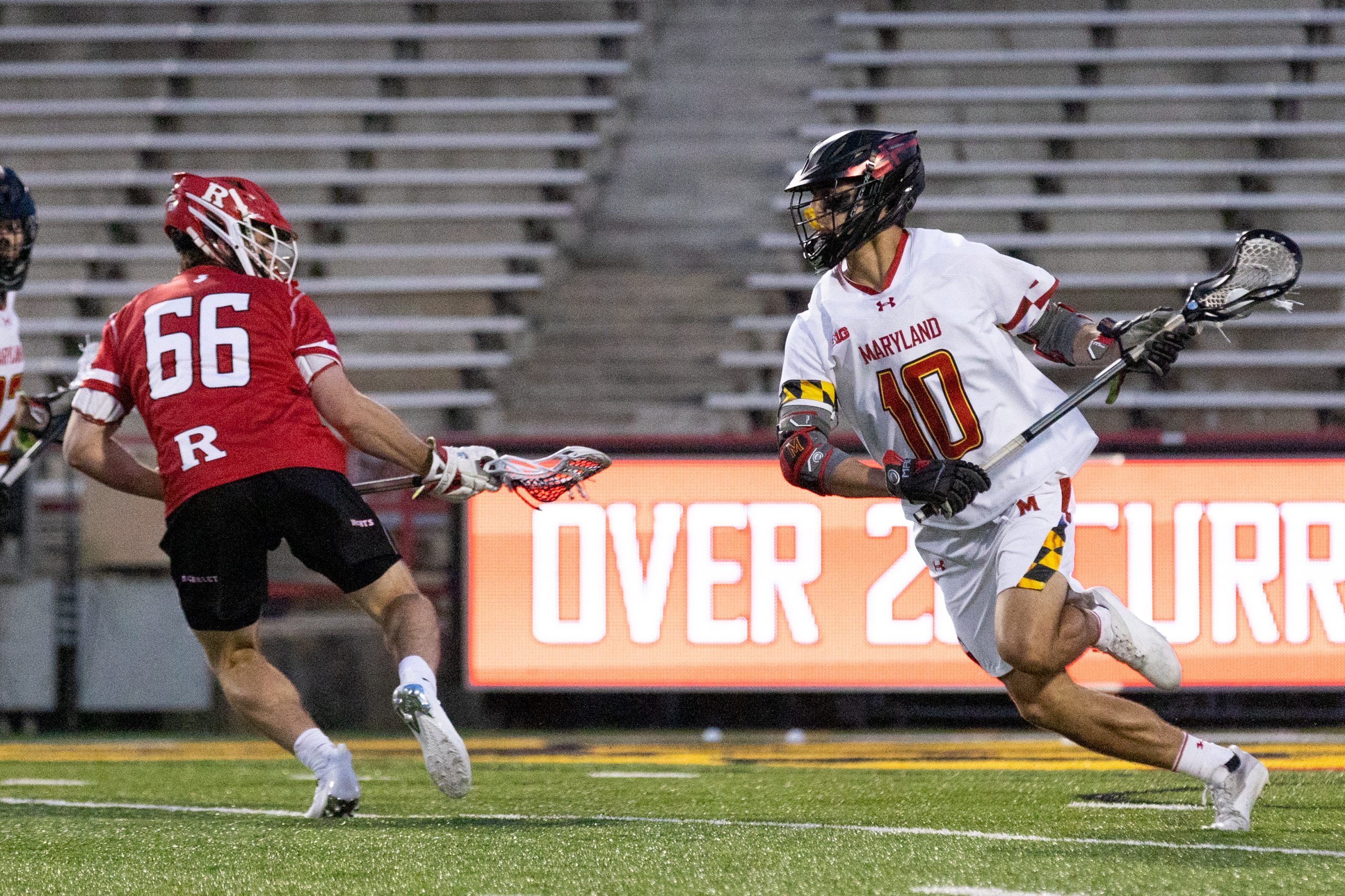 No. 7 Maryland men’s lacrosse defeats No. 14 Rutgers, 1411, advances