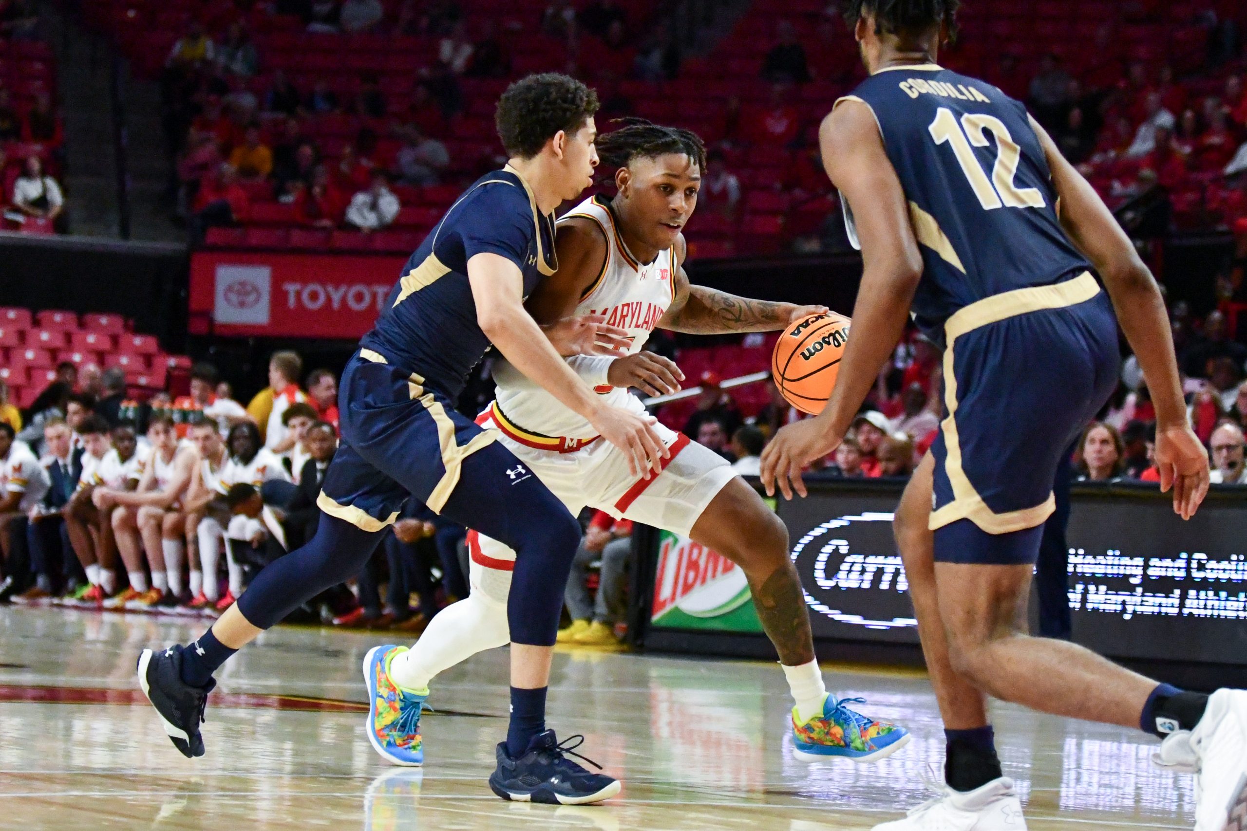 DeShawn HarrisSmith’s energy shines in Maryland men’s basketball debut