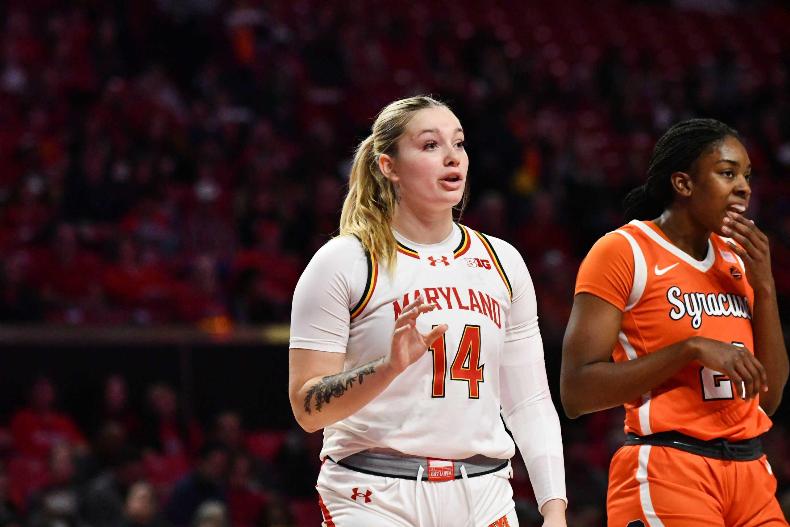 No. 20 Maryland women’s basketball snaps losing skid, tops Syracuse 83-81