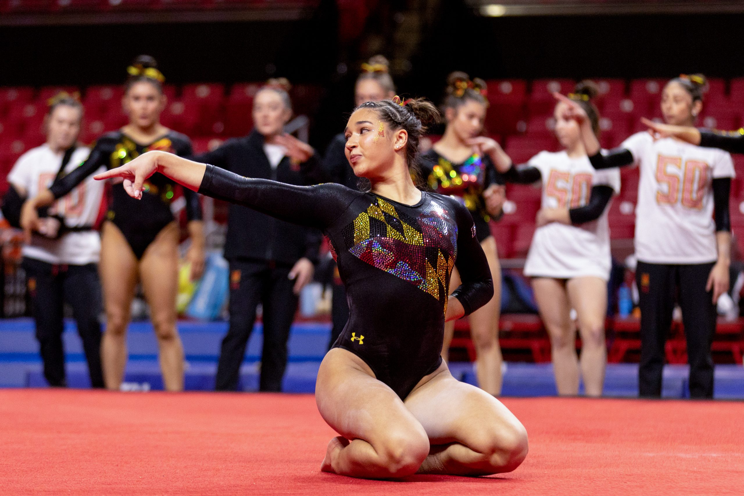 Maryland gymnastics needed Alexa Rothenbuescher to compete on uneven ...