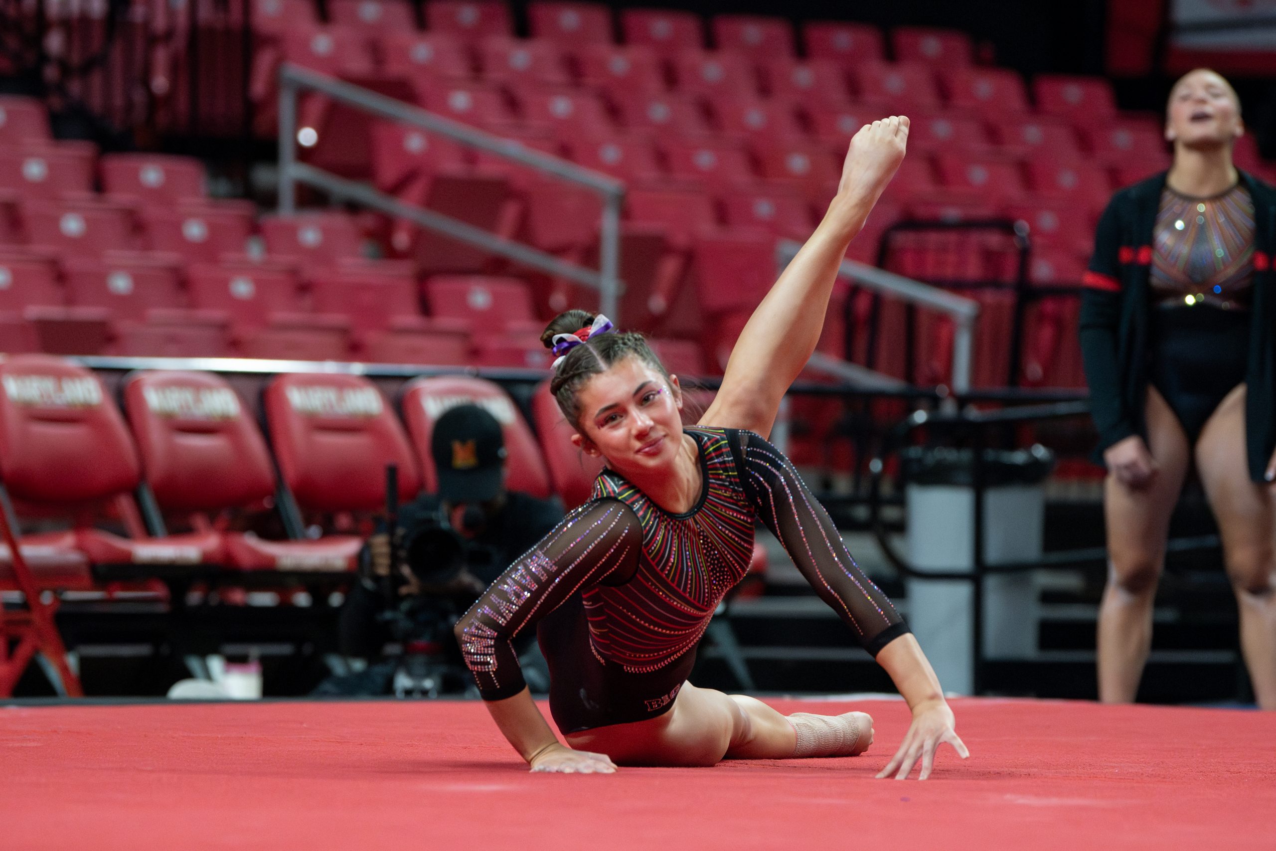 Maryland Gymnastics Posts Season Low 195 100 In Last Place Finish At