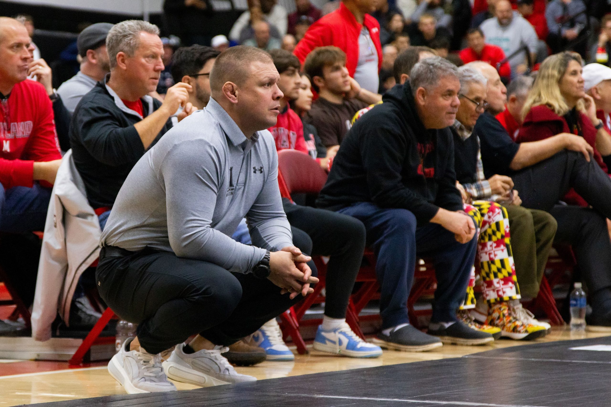 Maryland wrestling dismantles Morgan State,39-7; bookend weight classes thrive