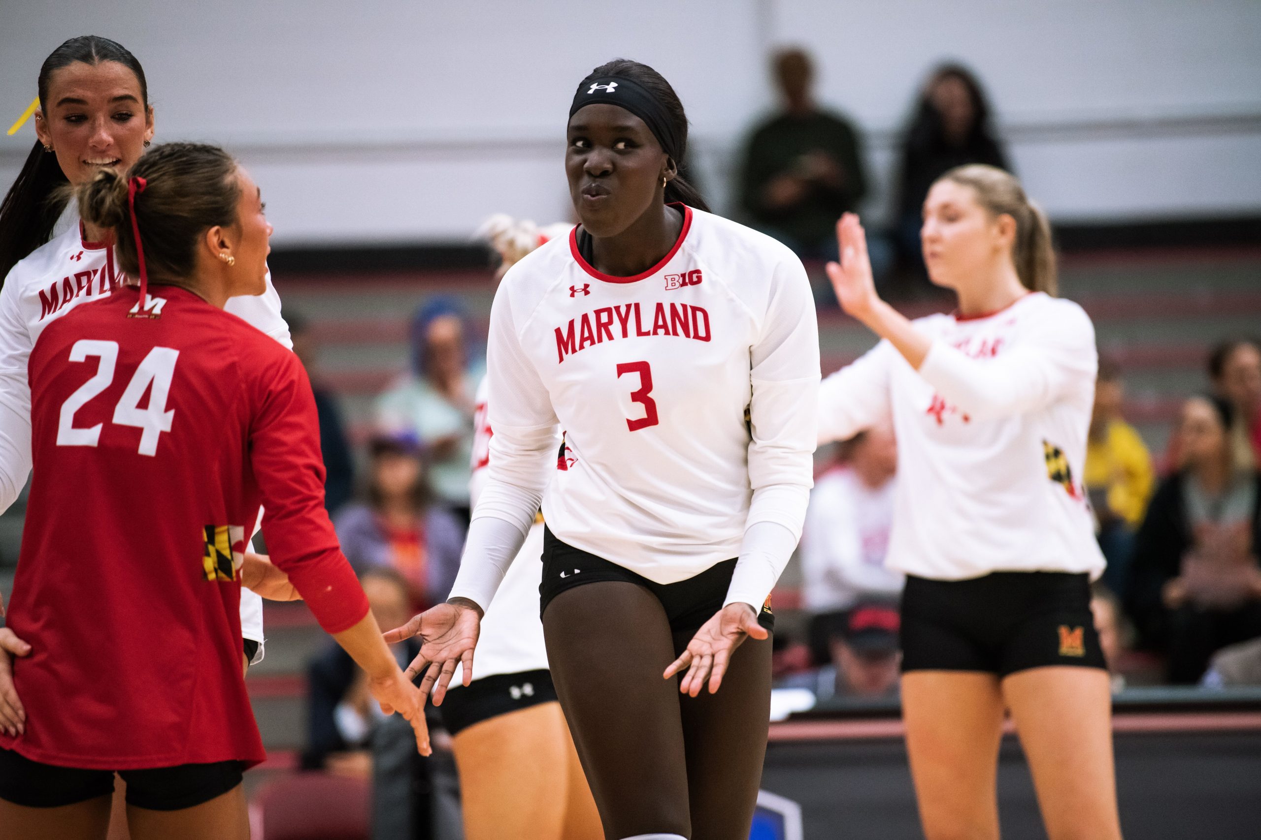 Maryland volleyball drops fifth straight game, loses to Northwestern 3-1