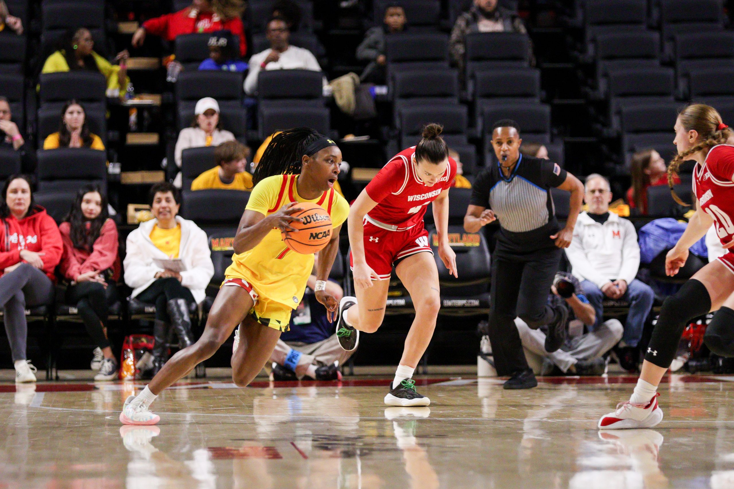 Oluchi Okananwa scores career-high as Maryland women’s basketball destroys Wisconsin, 97-59